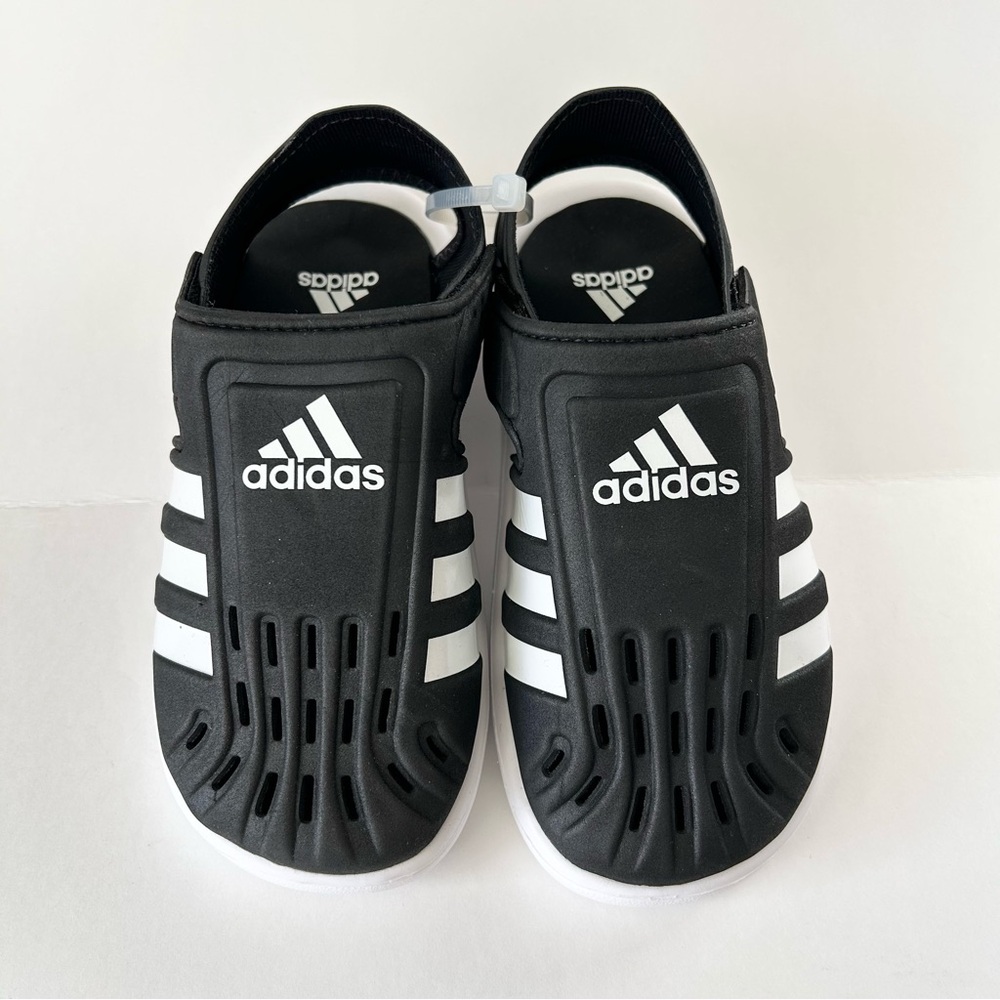 Adidas Kids Black and White Close-toed Water Shoes Sz 12-12.5